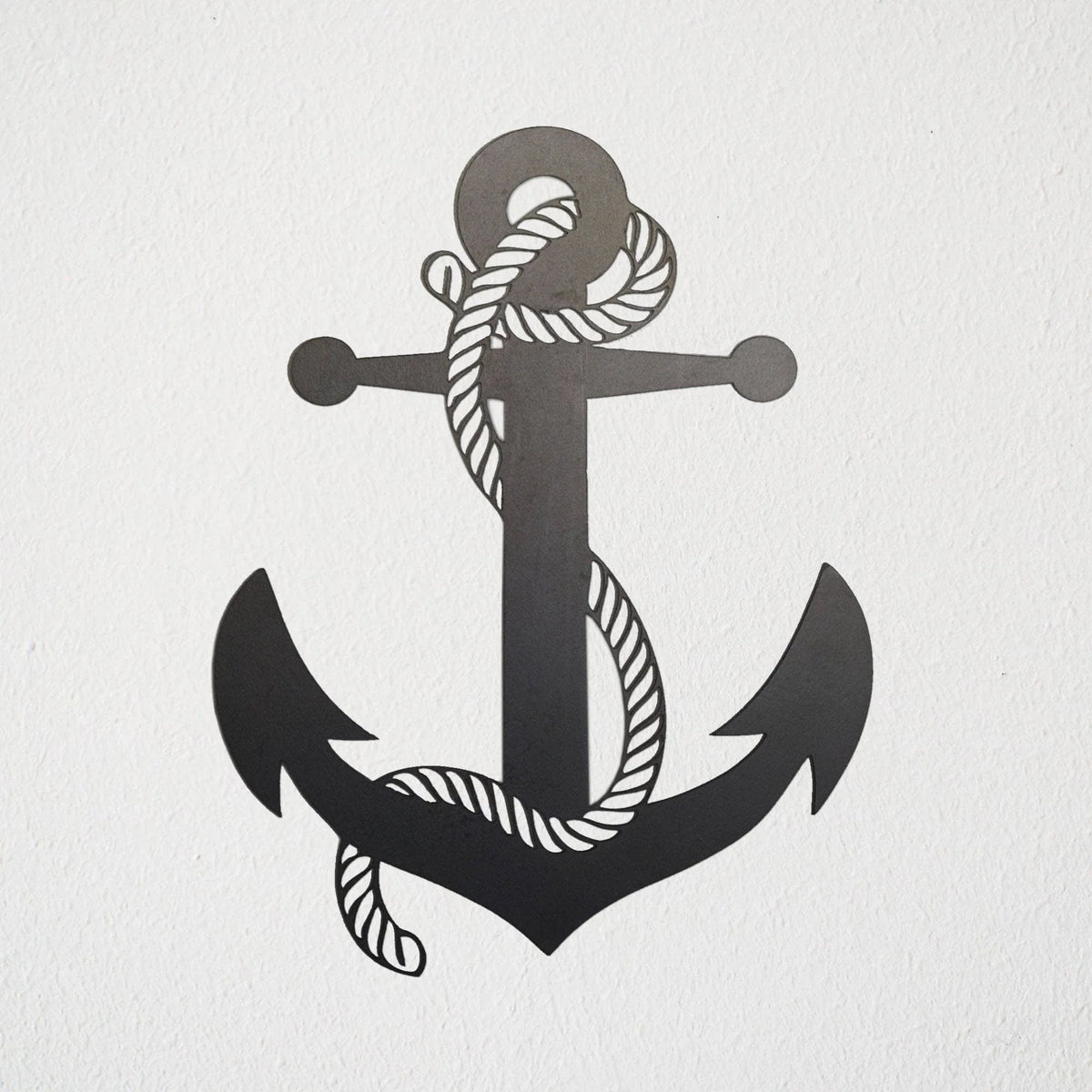 Nautical Anchor Metal Art Cut Metal Sign - 8 inches - metal sign