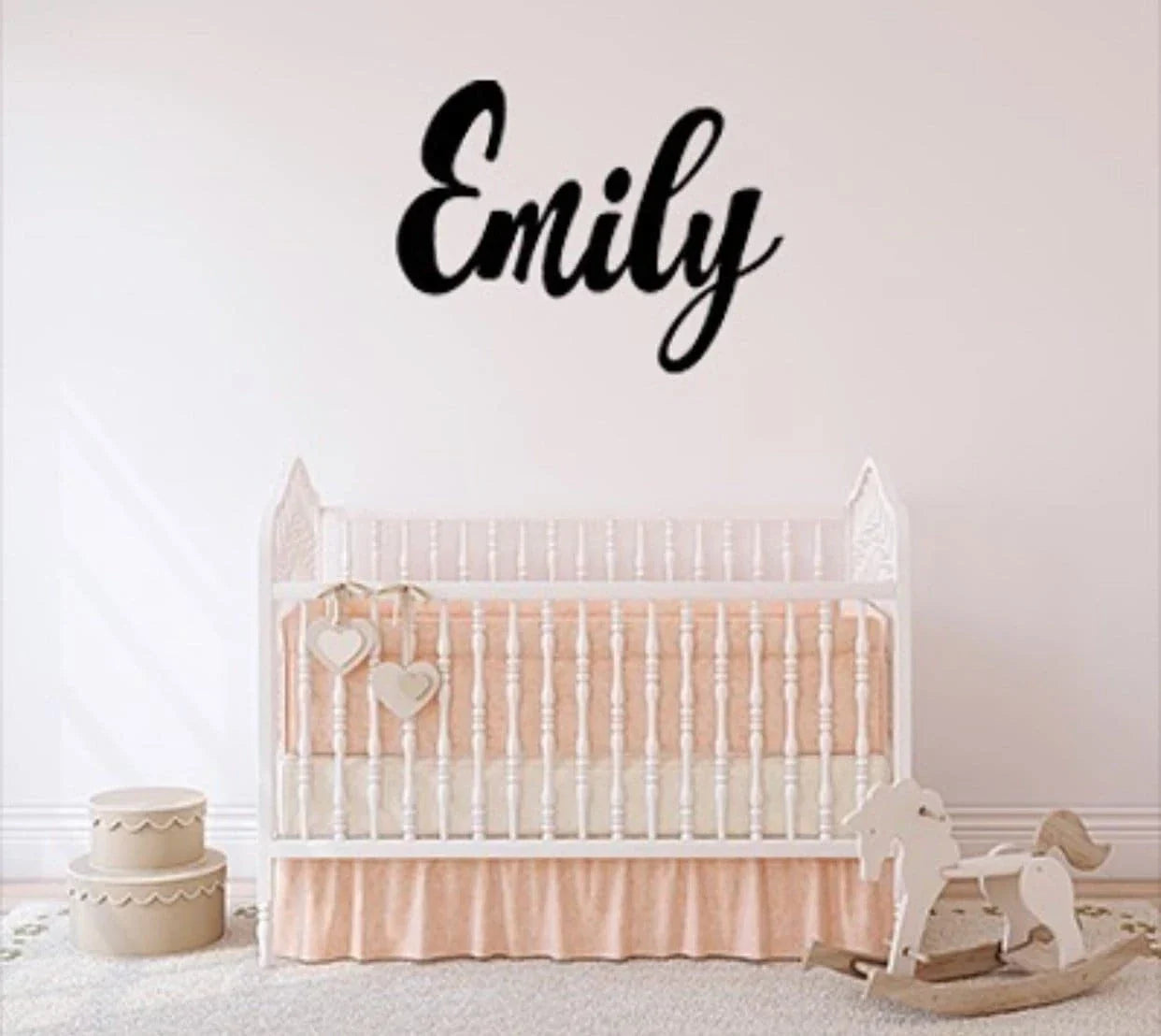 Child Name Sign Cut Metal Sign Wall Decor Metal Sign Metal Art - 8 inches - metal sign