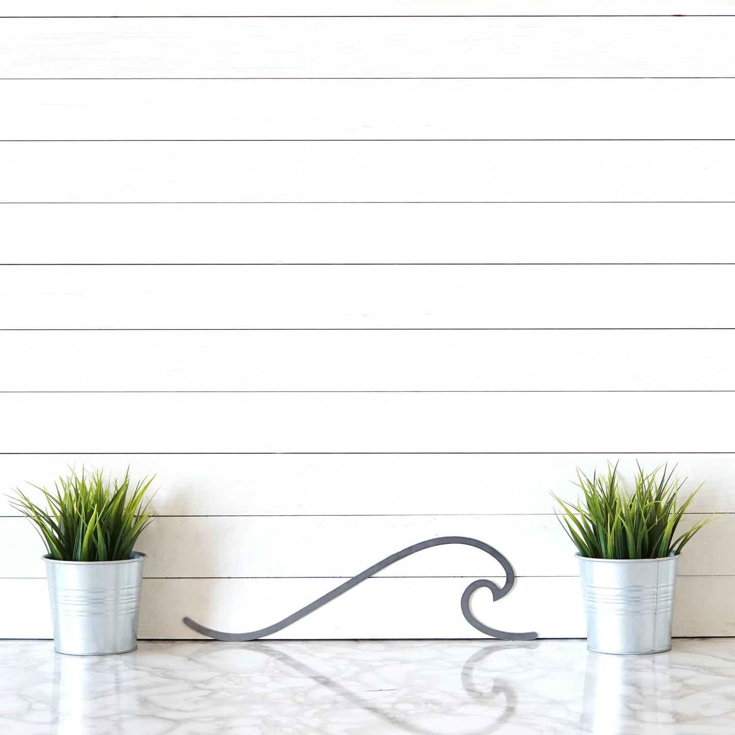 Metal Wave Sign Wave Art Wave Wave Wall Decor Ocean Wave Wall Decor Rustic Wall Art - 8 inches - metal sign