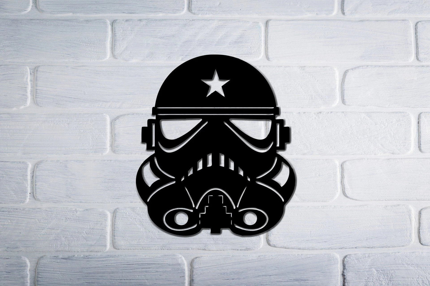 Strwars Metal Sign SW Stormtrooper Metal Sign The Guardian Gift For Kids Housewarming Gifts Mandalorian Metal Wall Decor - 8 inches - metal sign