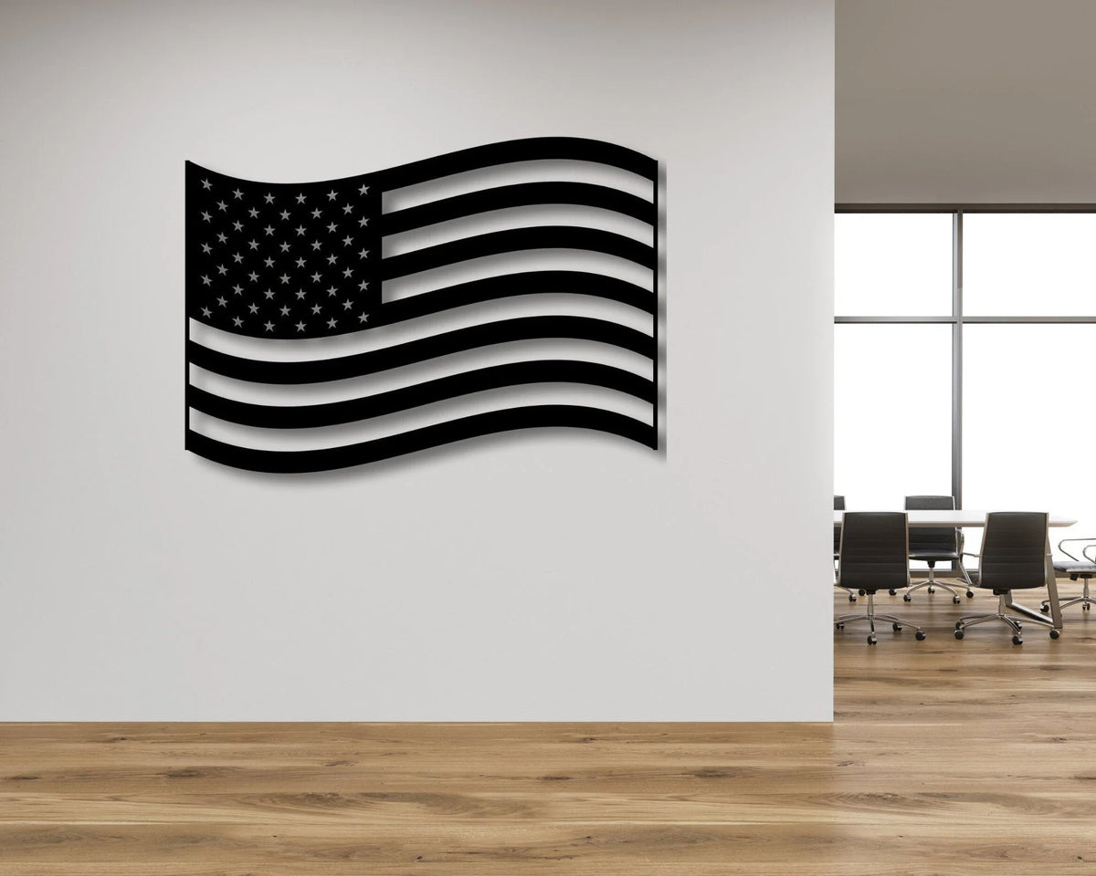 Metal American Flag American Flag Gift For Man America Flag Metal Gifts For Military Veterans Day Gift Patriotic Office Decor Rustic - 8 inches - metal sign