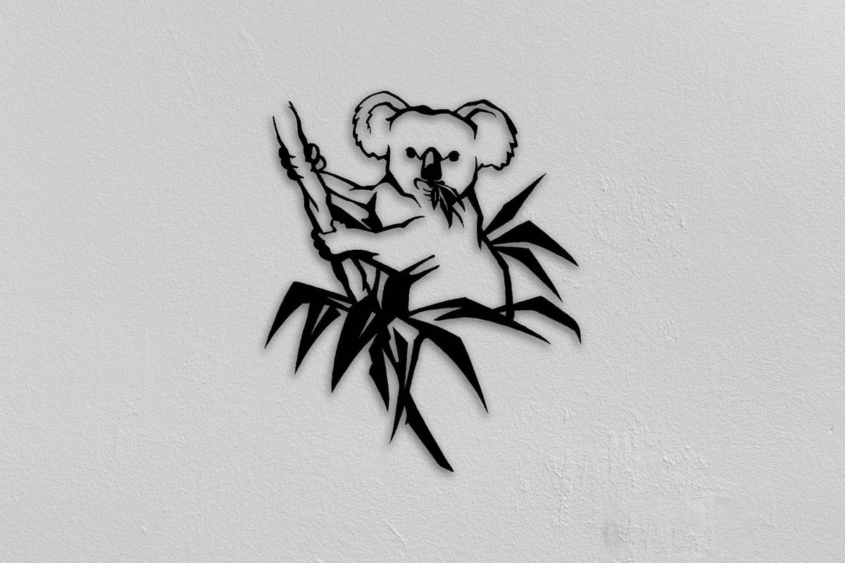 Koala Christmas Gifts Animals Metal Art Wall Decor Ideas Mother's Day Gift Living Room Wall Decor Metal - metal sign