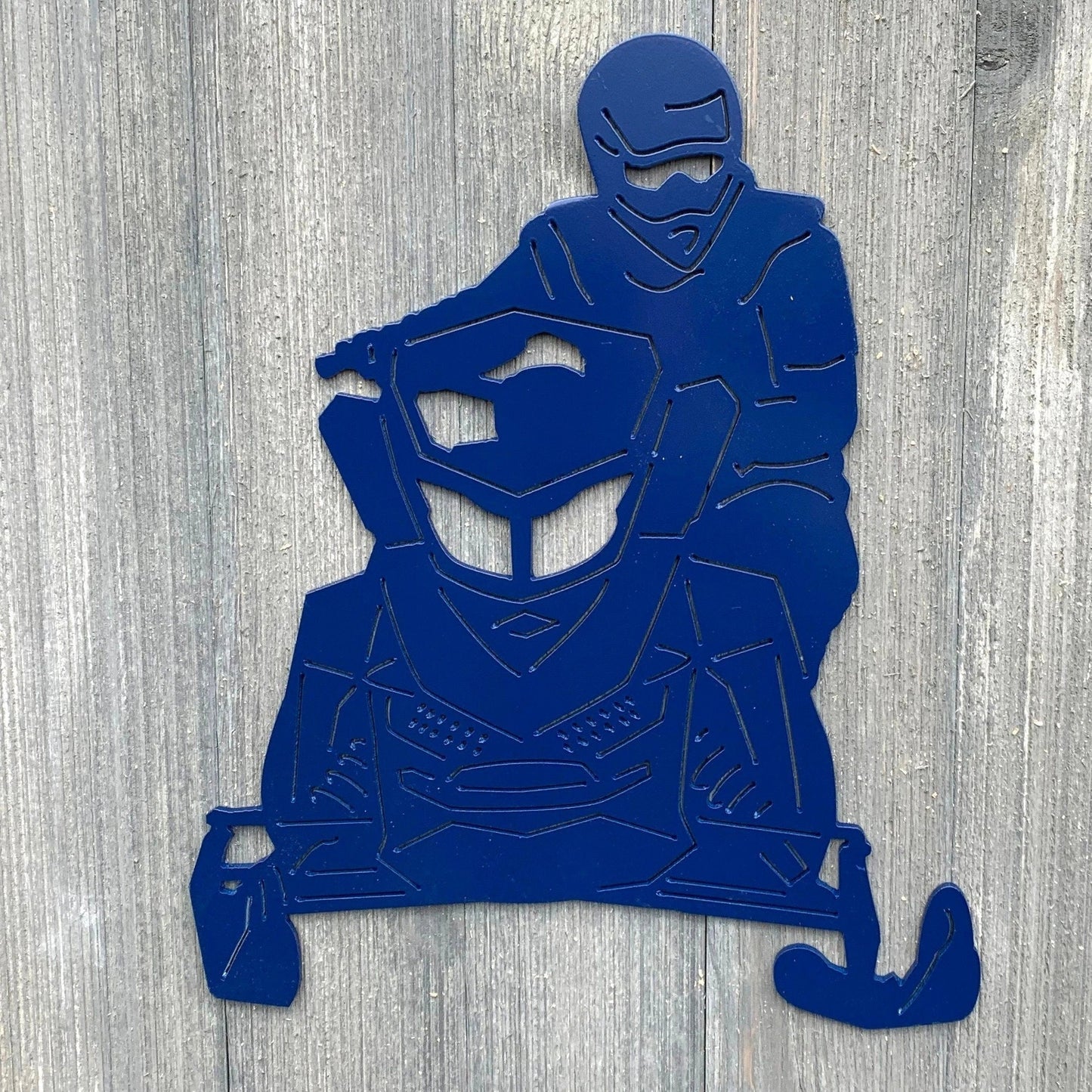 Skidoo Snowmobile Metal Sign Cutout Cut Metal Sign Wall Metal Art - 8 inches - metal sign