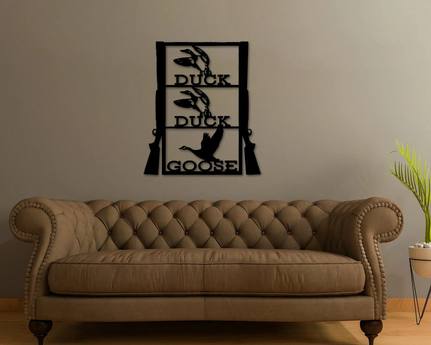 Hunting Sign Duck Goose Hunting Sign Hunters Gift Duck Duck Goose Hunting Decor Hunting Gifts For Men Hunting Groomsman Gift Dad Gift - 8 inches - metal sign