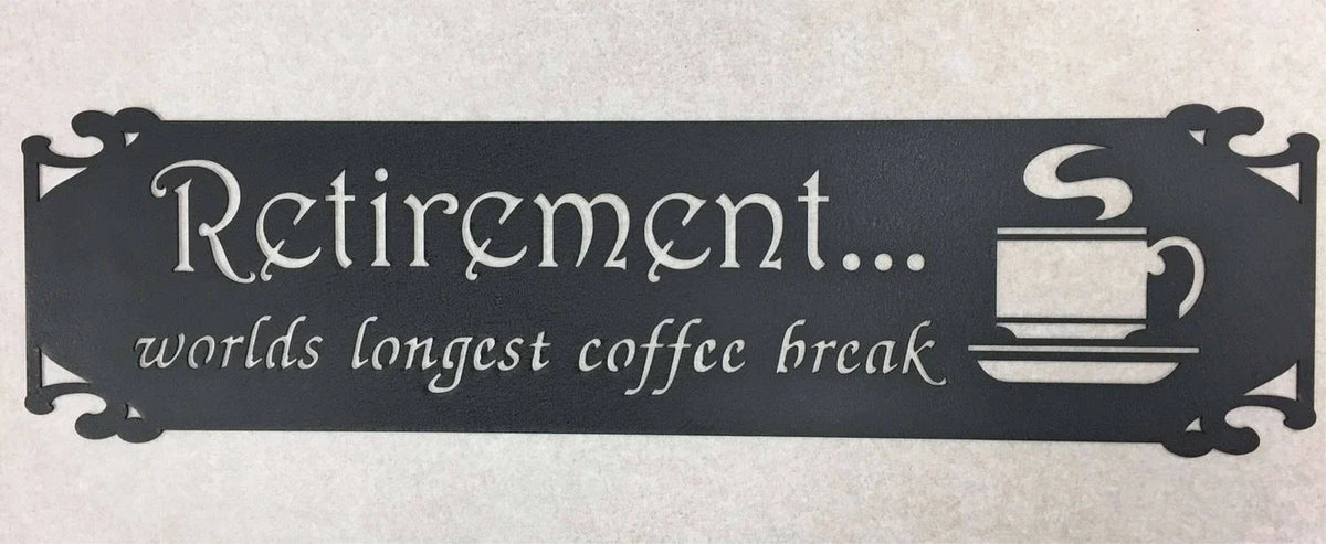 Metal Memorial Stake Sign Metal House Sign - 8 inches - metal sign