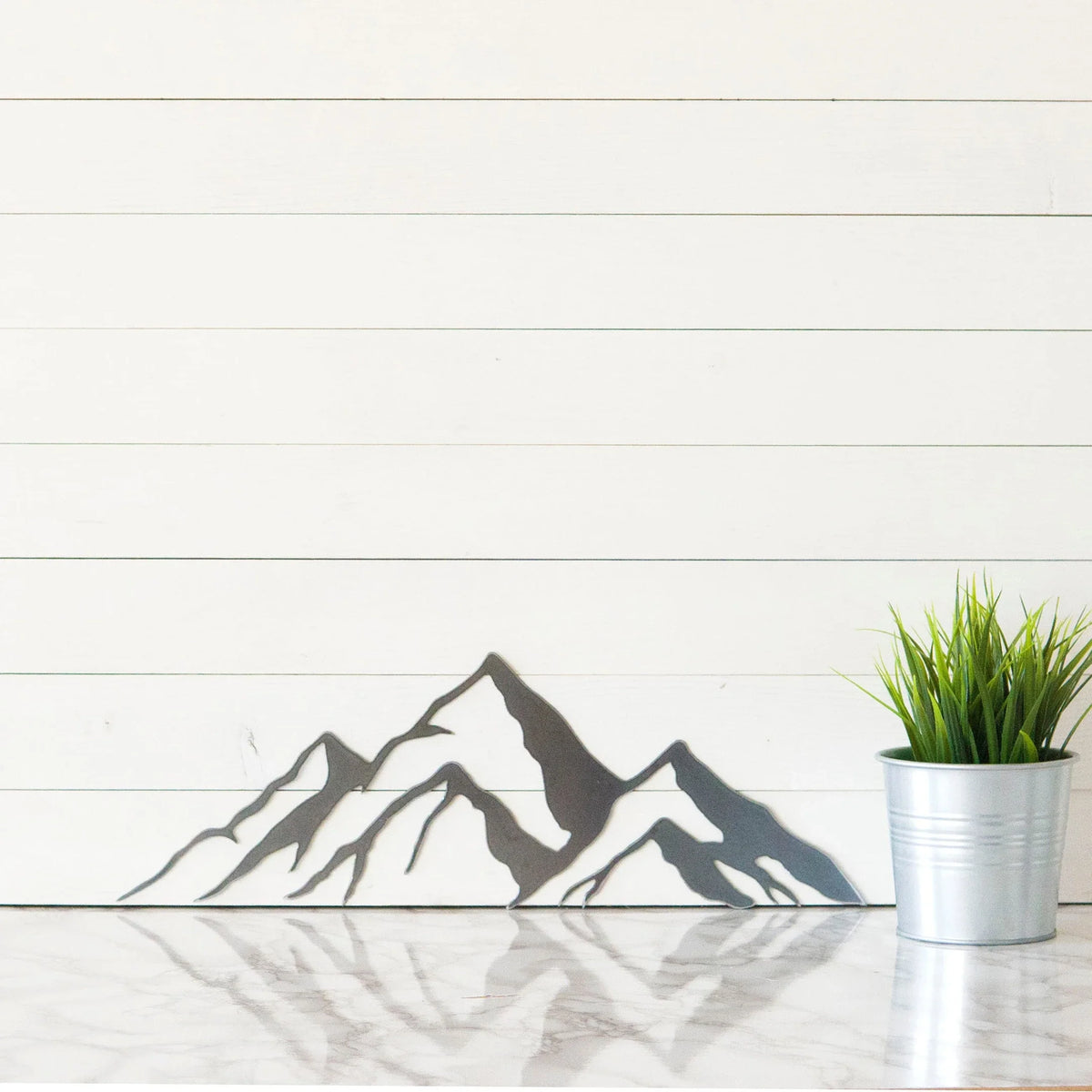Mountain Metal Art Mountain Mountain Art Mountain Wall Decor Rustic Wall Decor Nature - 8 inches - metal sign