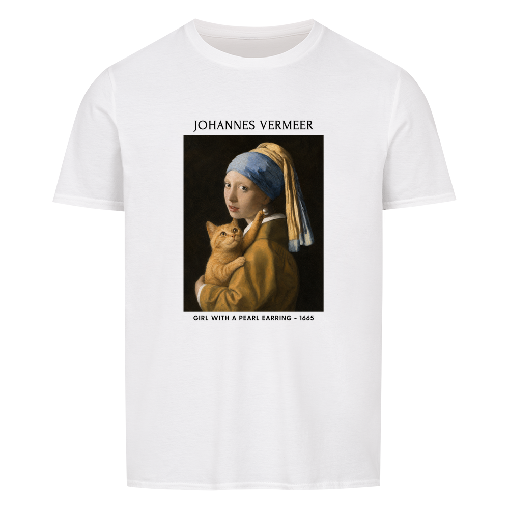 Girl With A Pearl Earring Basic Shirt Unisex
