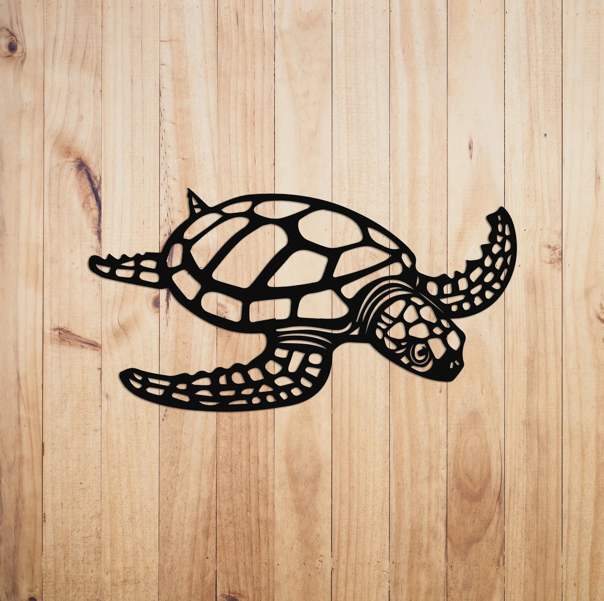 Metal Sea Turtle Ocean Decor Beach Decor Art Metal Wall Decor Metal Turtle Metal Sea Life Under The Seaturtle Decor - 14 inches - metal sign