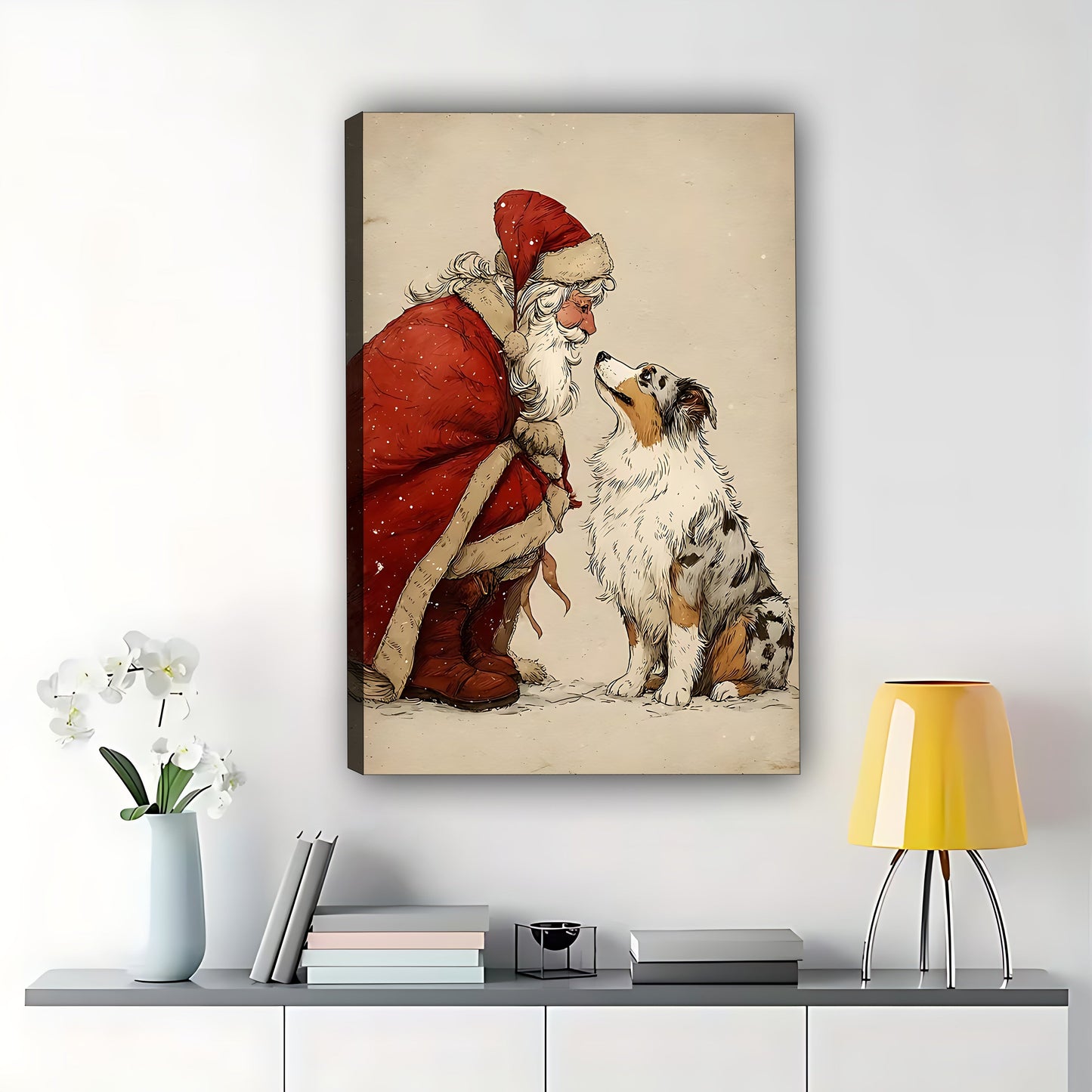 W486 Natural Wood Grain Canvas Decorative Painting – Abstract Art | Ideal for Living Rooms and Offices
