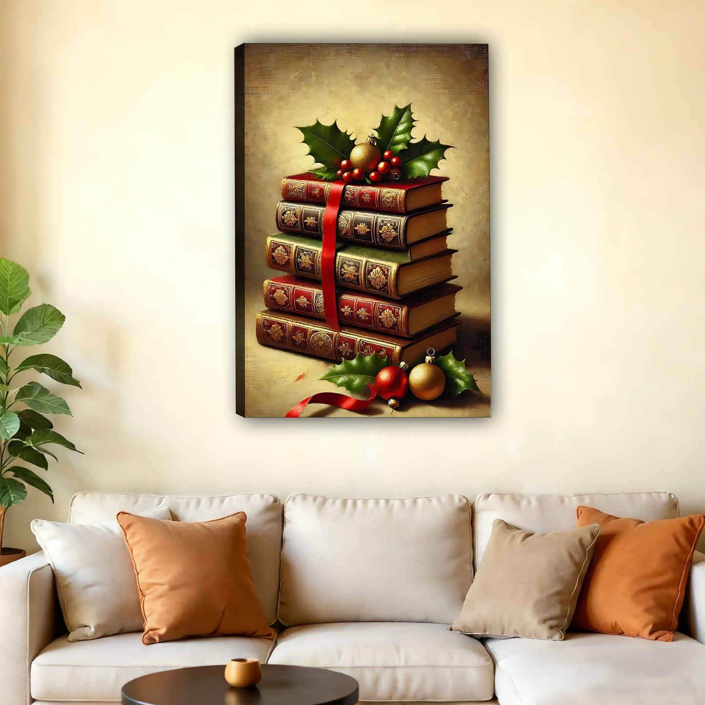 W446 Natural Wood Grain Canvas Decorative Painting – Abstract Art | Ideal for Living Rooms and Offices