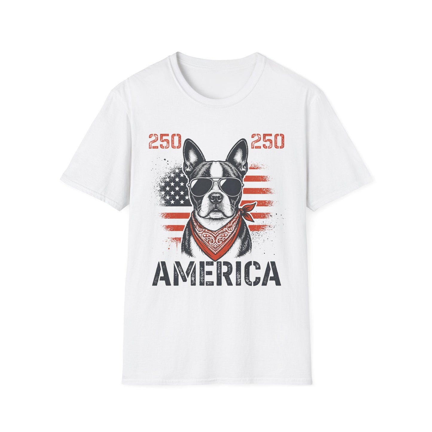 Boston Terrier America 250 Tee