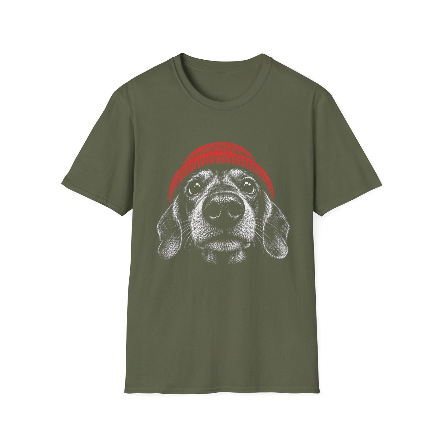Red Hat Dachshund Tee