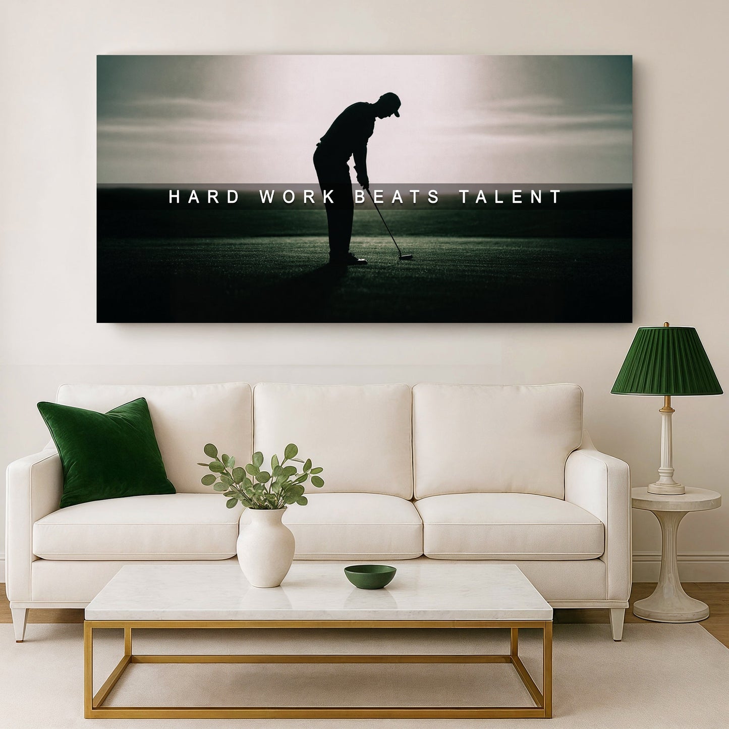 Hard Work Beats Talent Wall Sign