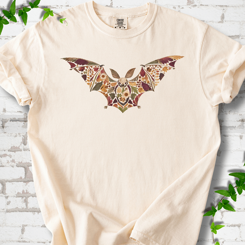 Pressed Flower Bat T-Shirt