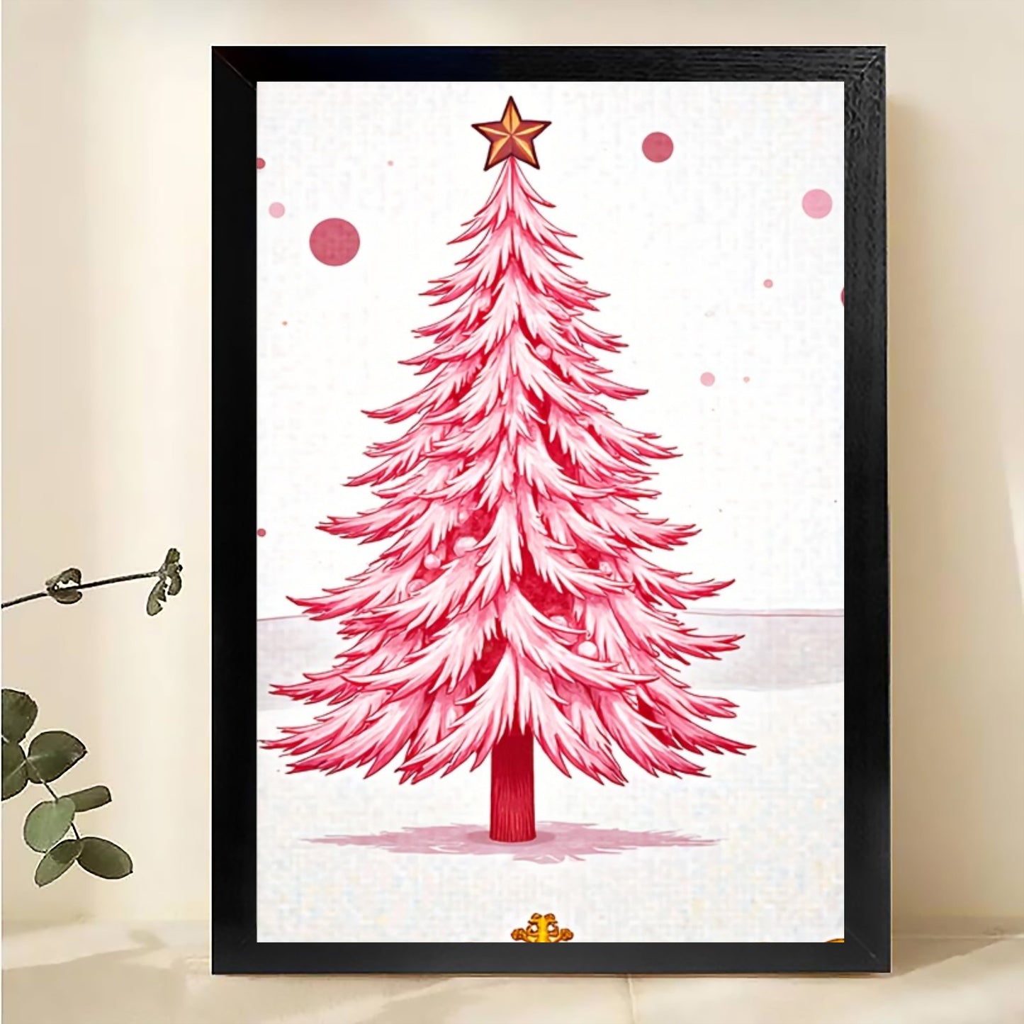 W262 Natural Wood Canvas – Abstract Art | Perfect for Living Room & Office