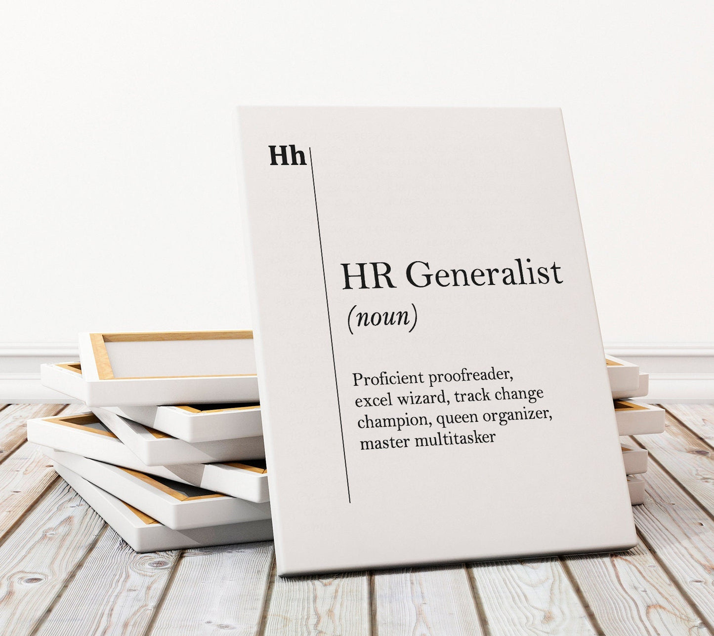 HR Generalist Canvas – Professional Office Art | Gallery Wrapped Canvas Print Gift