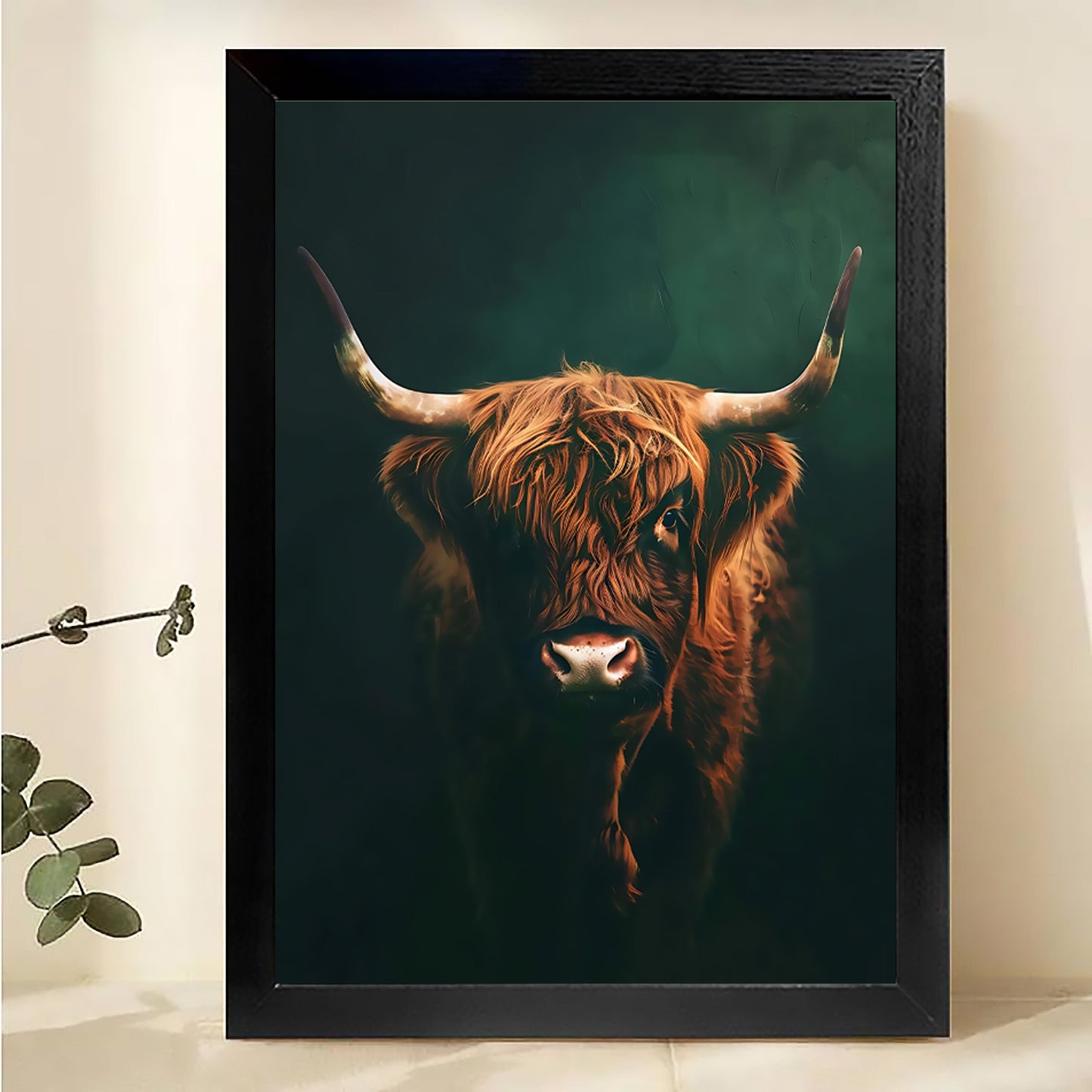 W028 Natural Wood Canvas – Abstract Art | Perfect for Living Room & Office