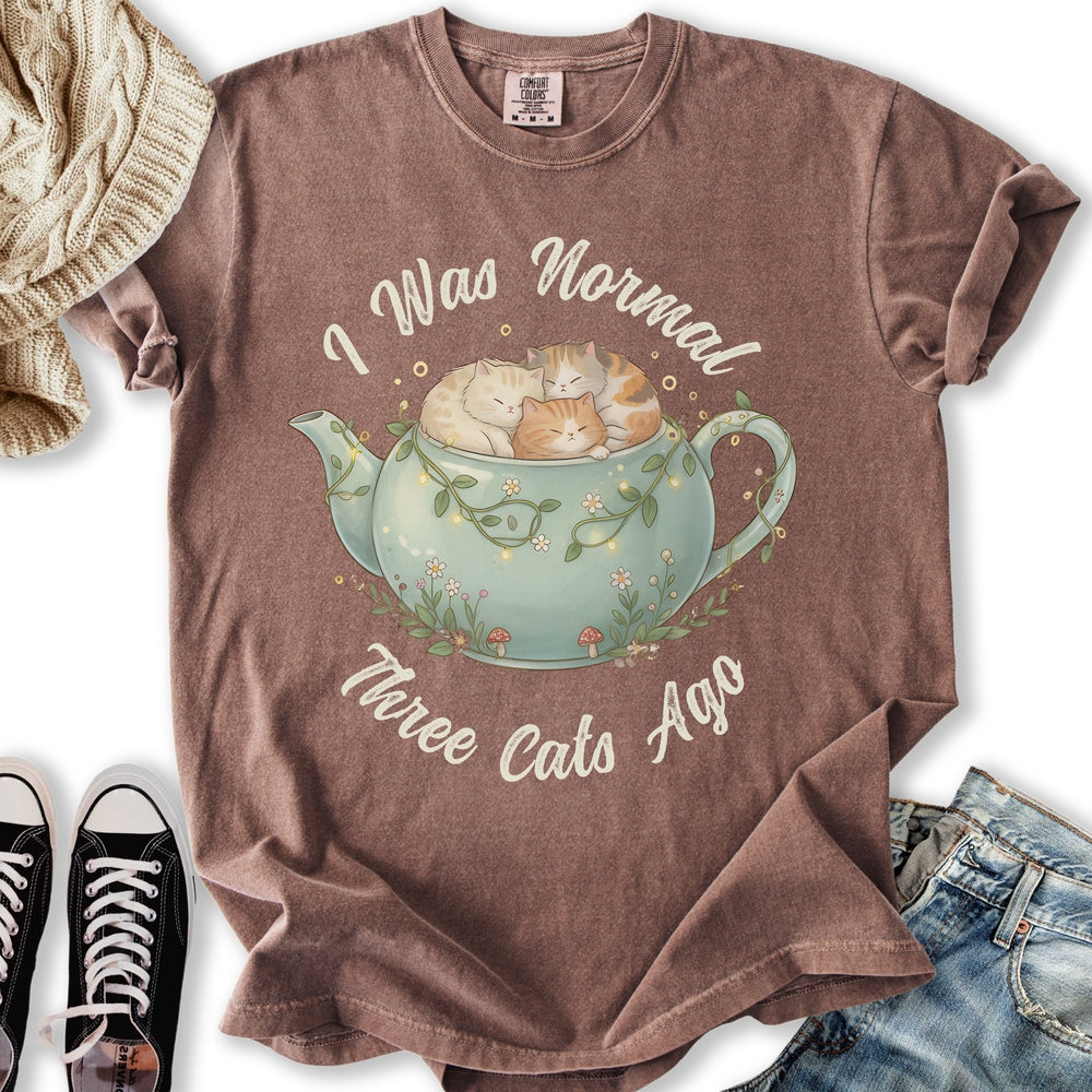 Three Cats Ago Teapot Relaxed Tee