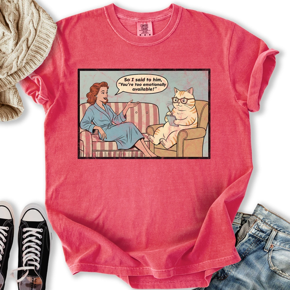 Cat Therapy Relaxed Tee