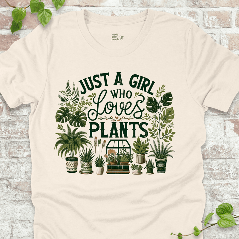 A Girl Who Loves Plants T-Shirt