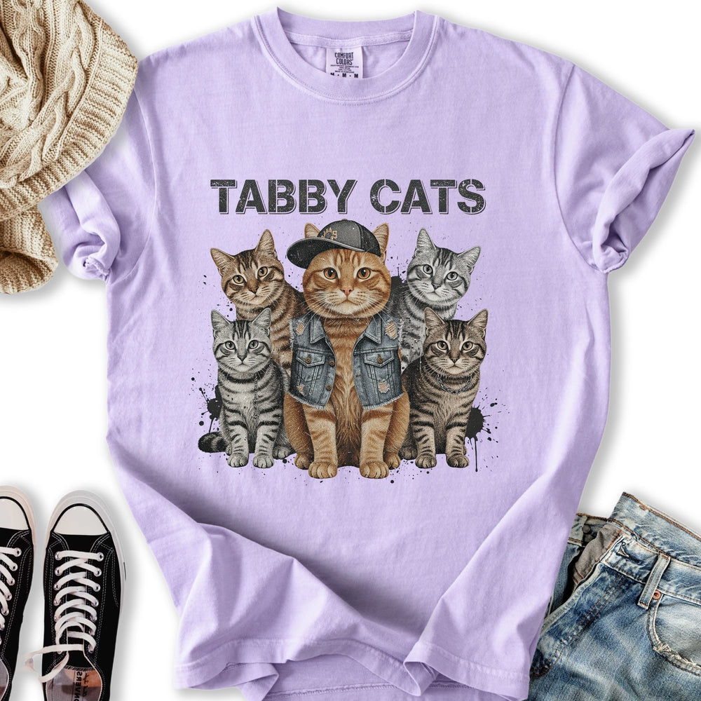 Tabby Cat Band Relaxed Tee