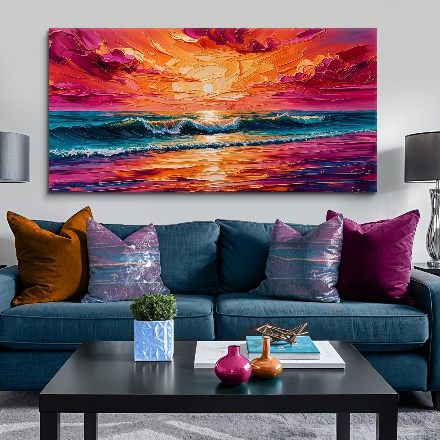 Coastal Sunset Wall Art