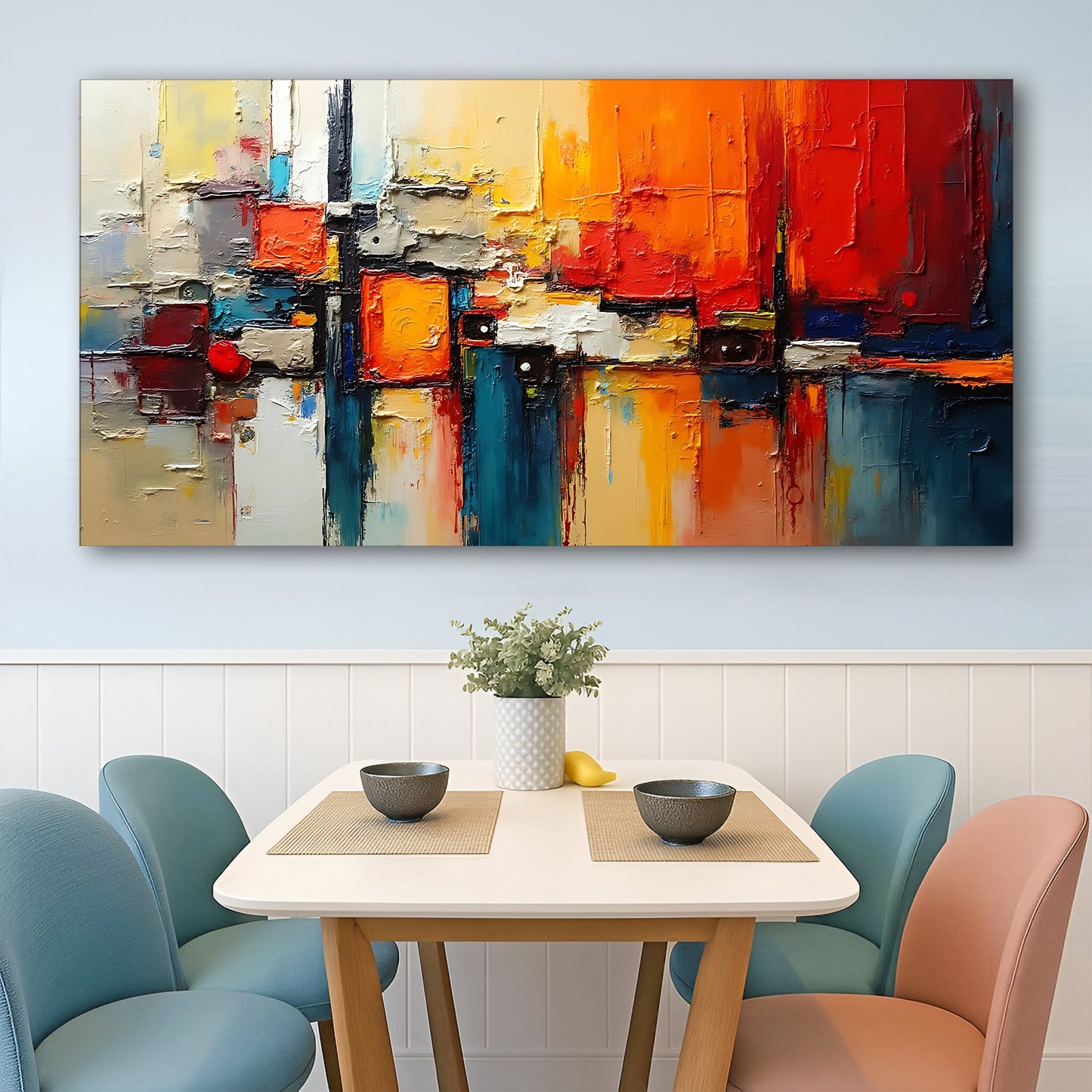 Colorful Abstract Wall Art II