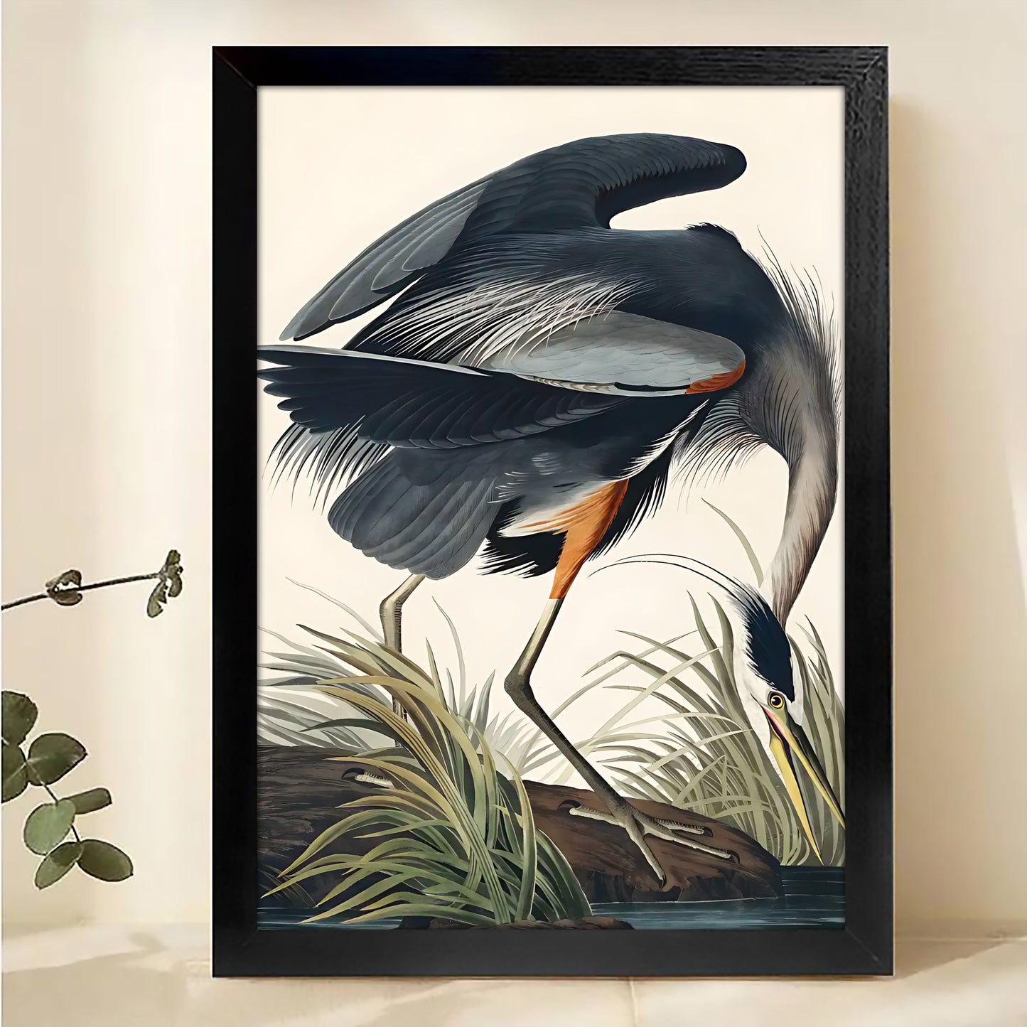 W243 Natural Wood Canvas – Abstract Art | Perfect for Living Room & Office