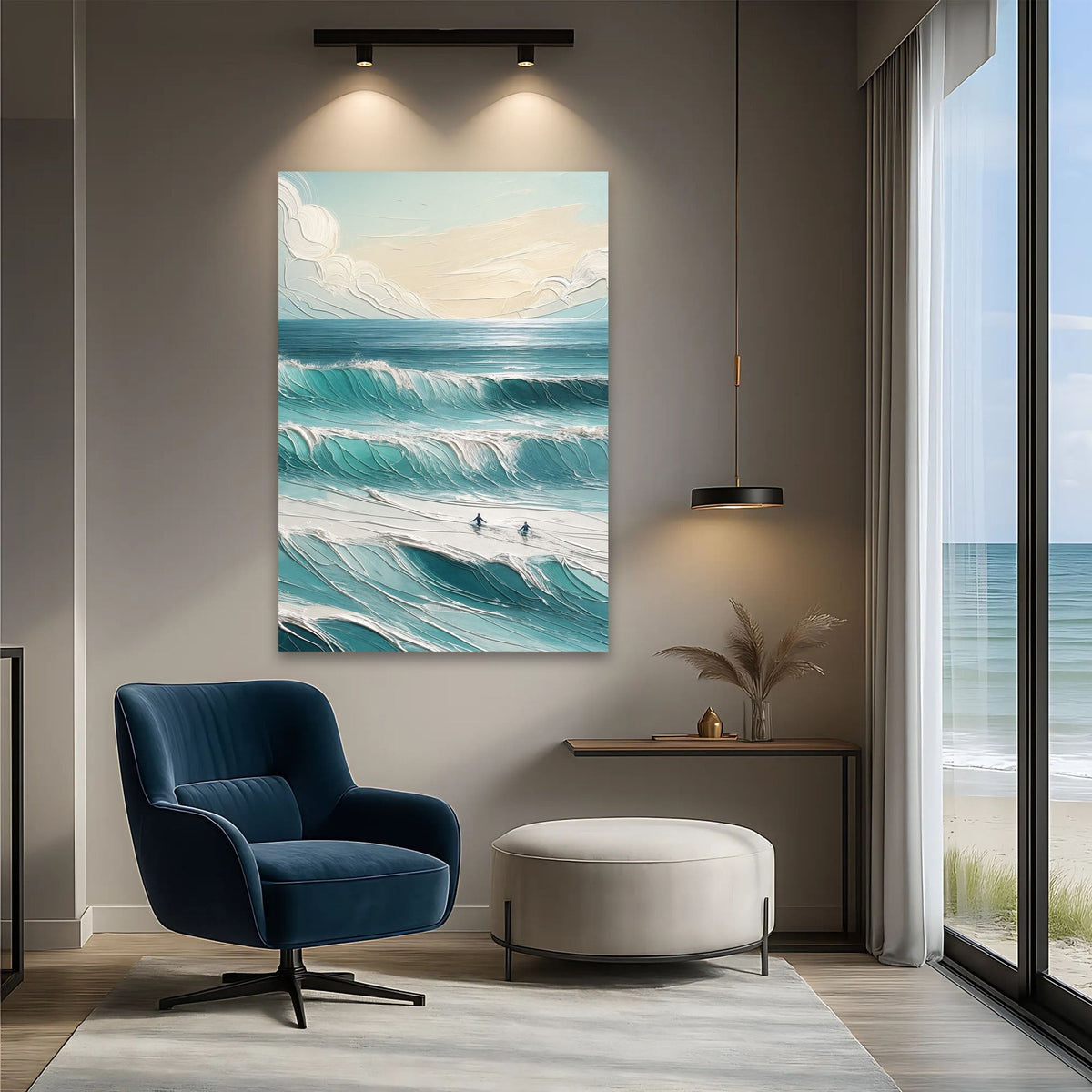 Whispers of the Sea Abstract Wall Art