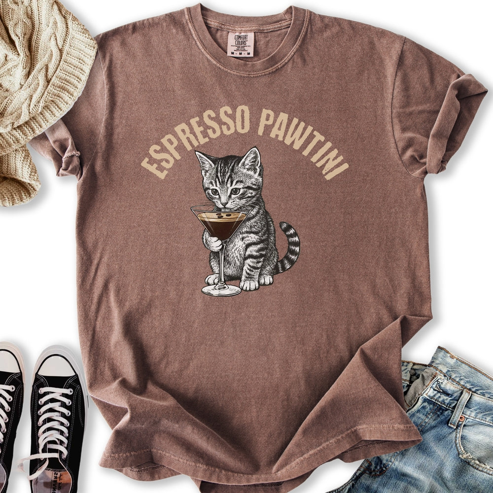 Espresso Pawtini Relaxed Tee