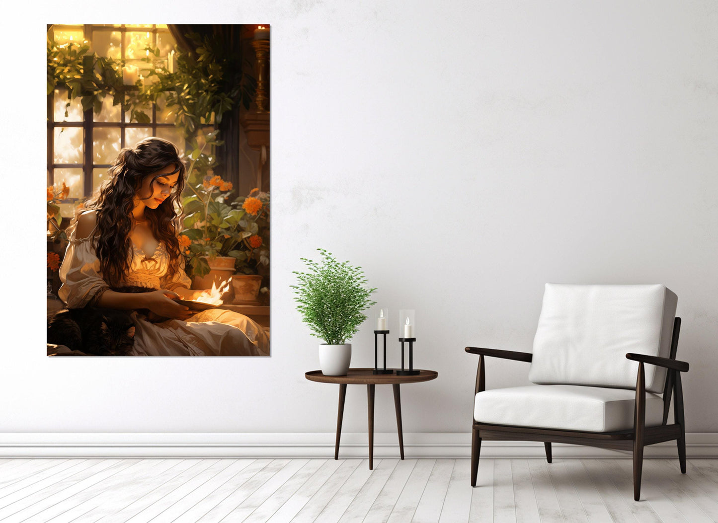 Hestia Canvas Print – Greek Mythology Art | Ready to Hang Gallery Wrapped Cotton Canvas