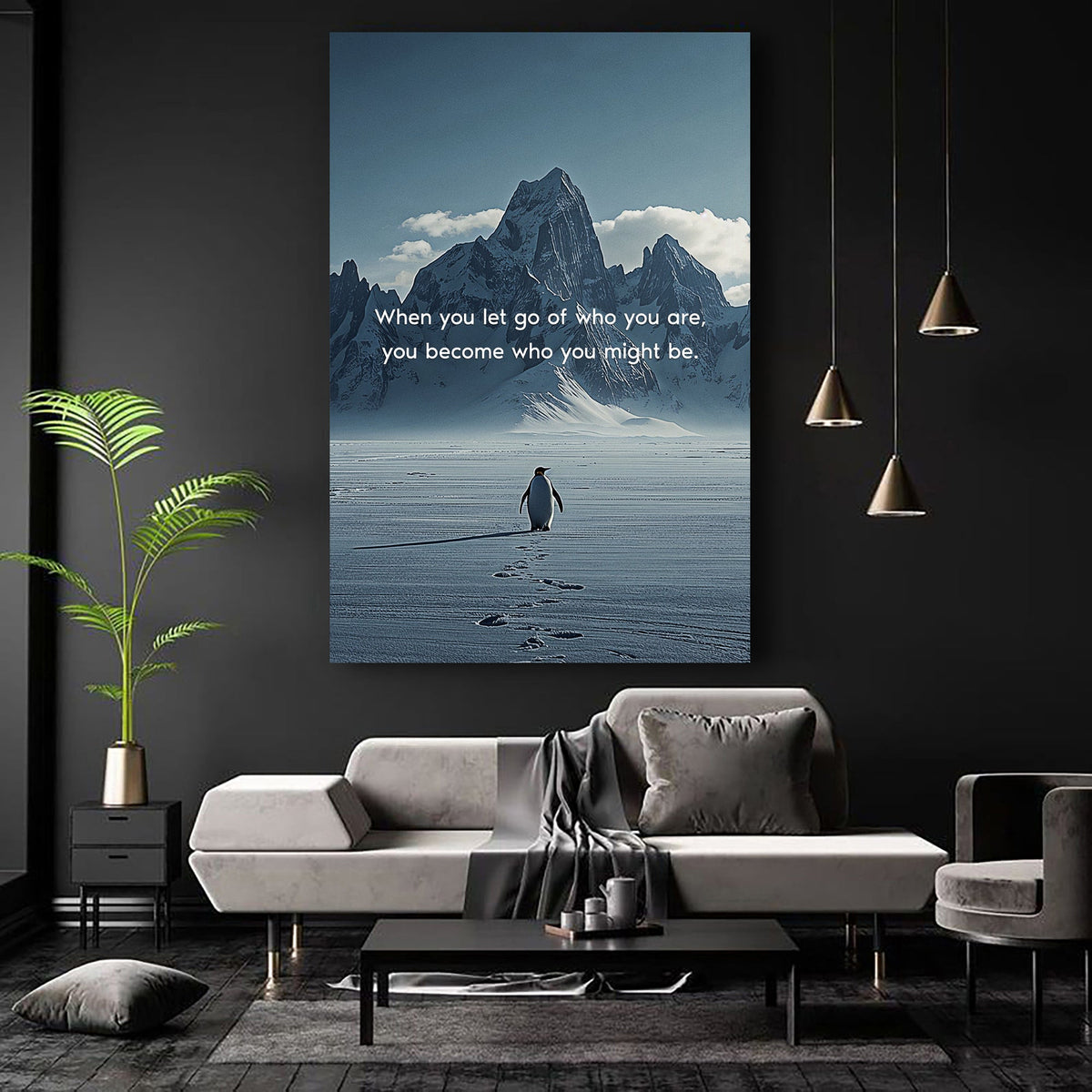You Become Who You Might Be Wall Sign II