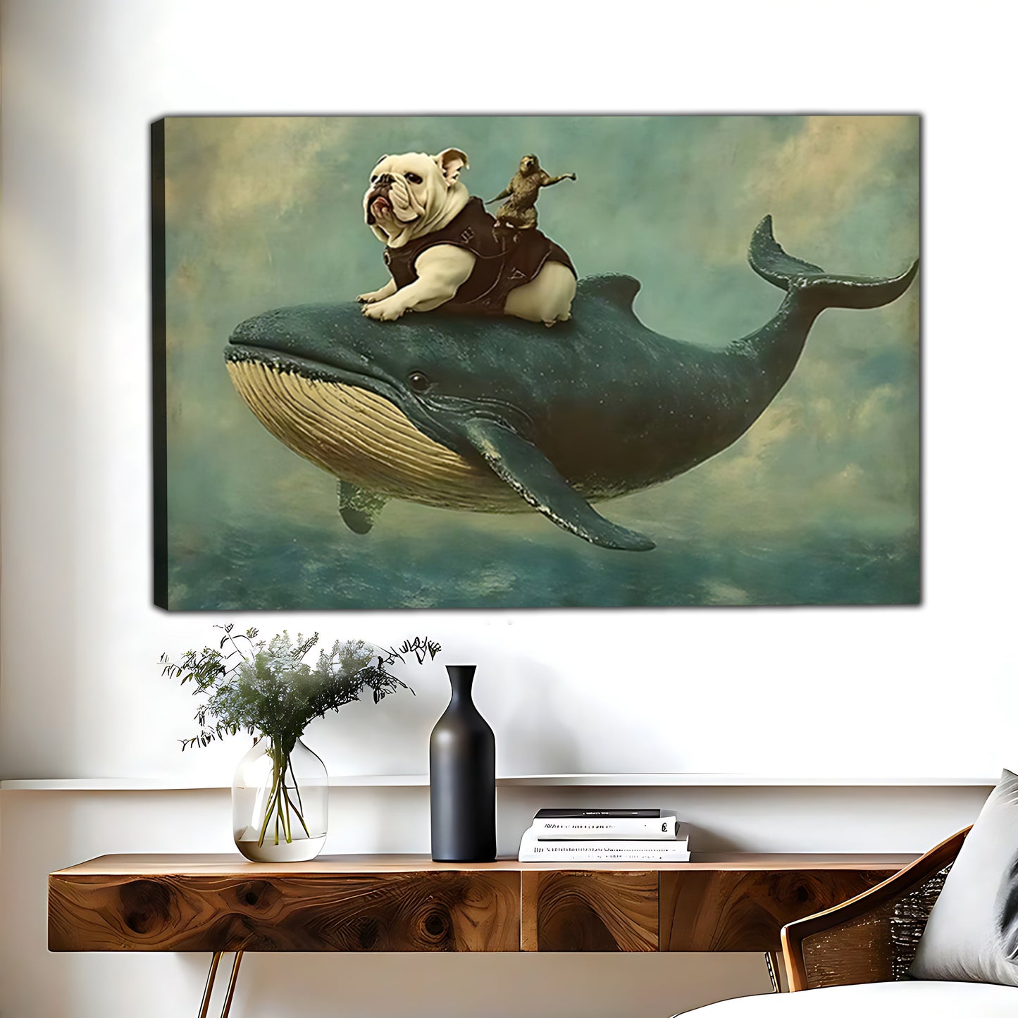 W403 Natural Wood Grain Canvas Decorative Painting – Abstract Art | Ideal for Living Rooms and Offices