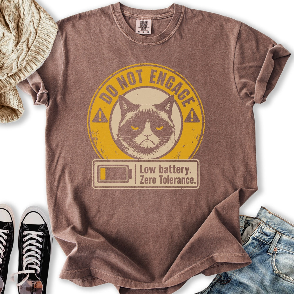 Do Not Engage Cat Relaxed Tee