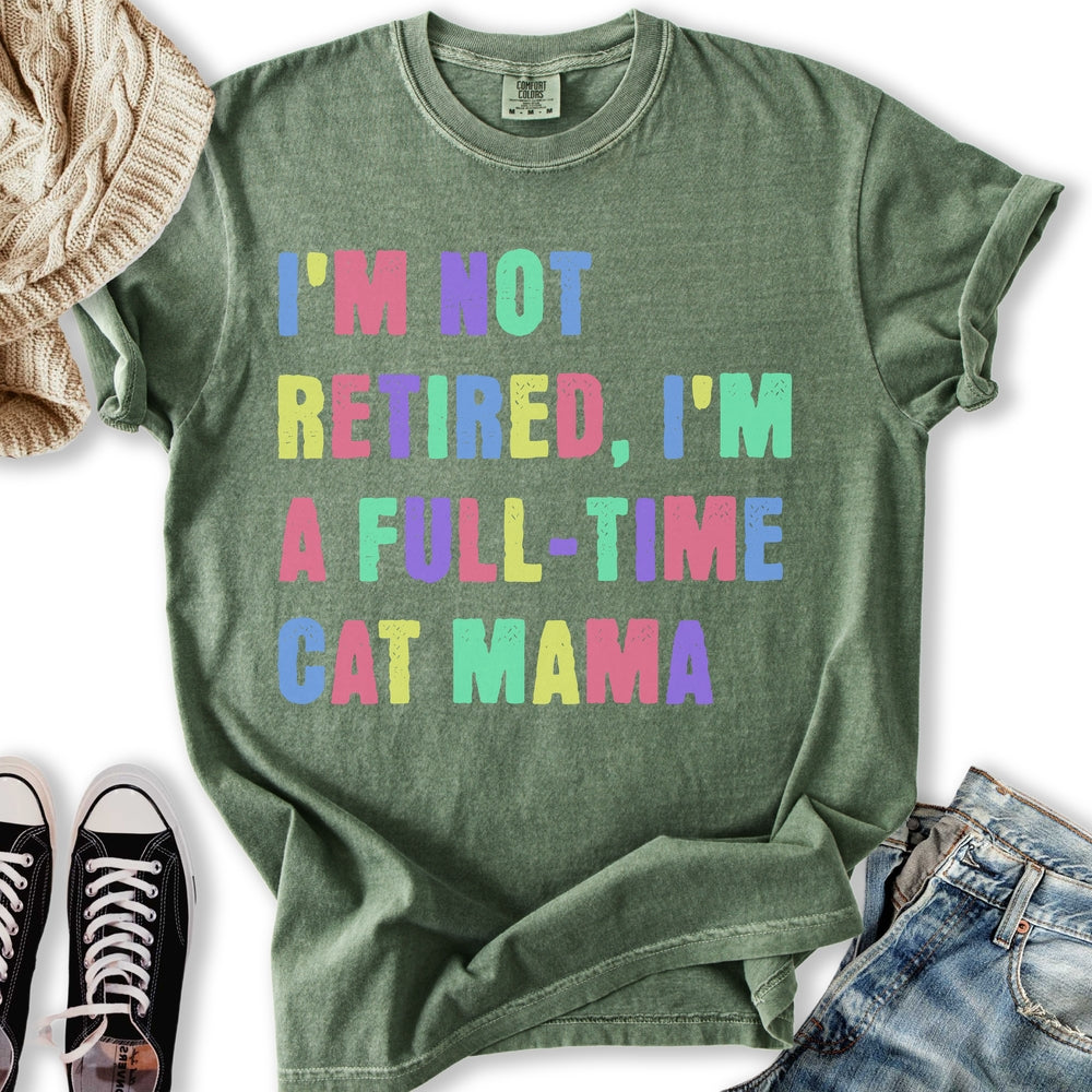 Full Time Cat Mama Relaxed Tee