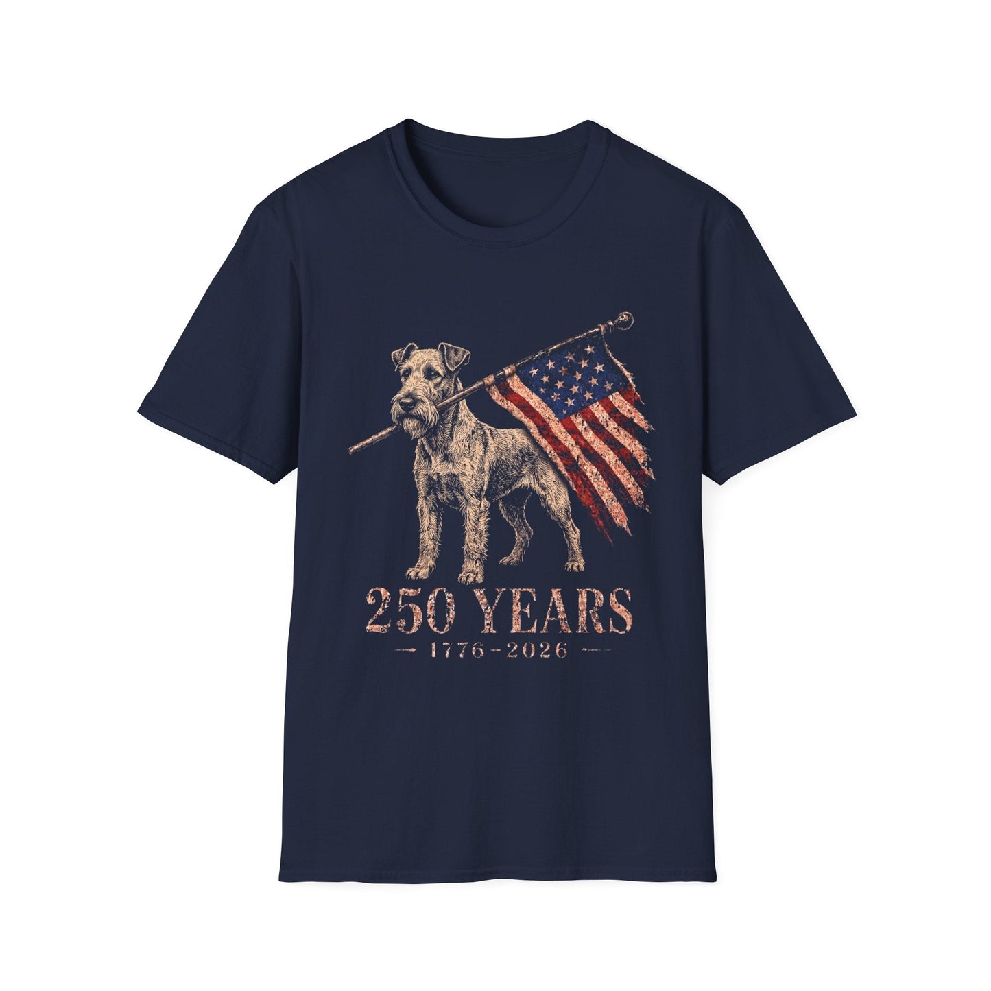 Irish Terrier USA 250 Years Tee