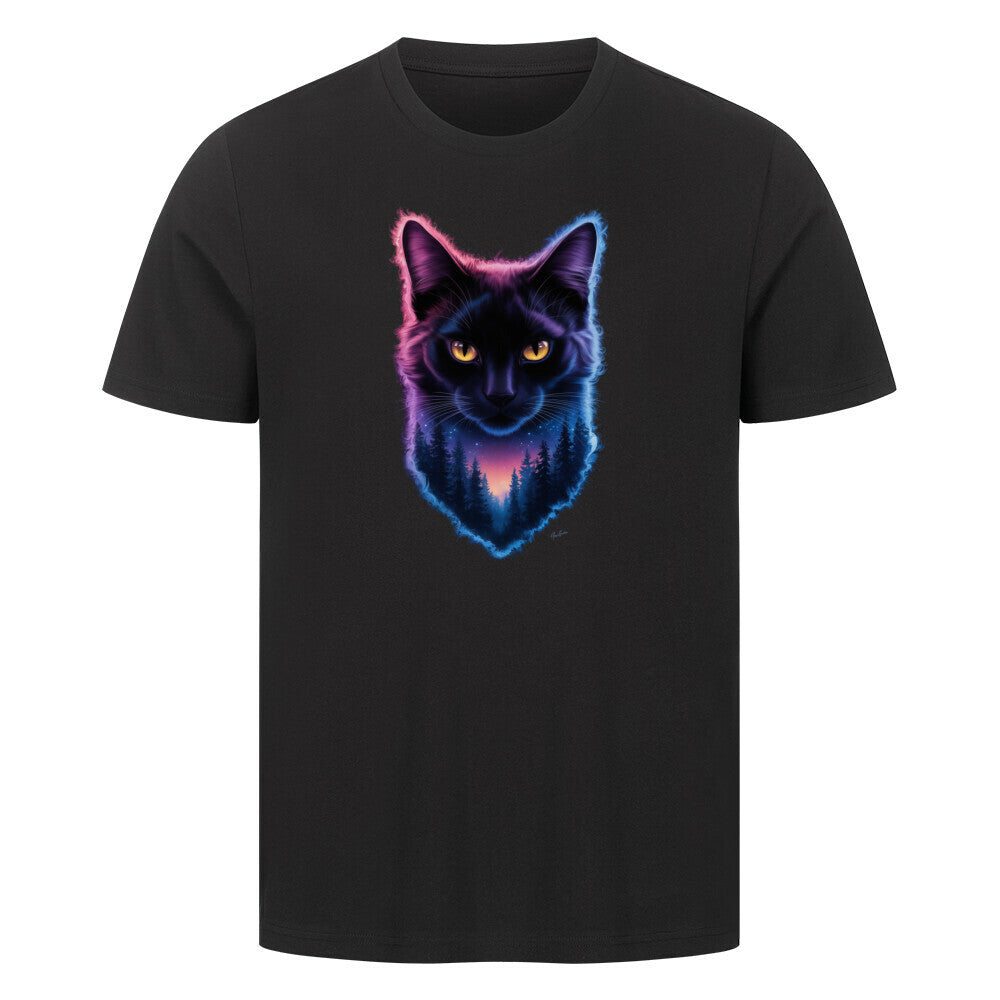 Wald Katze unisex basic T-Shirt
