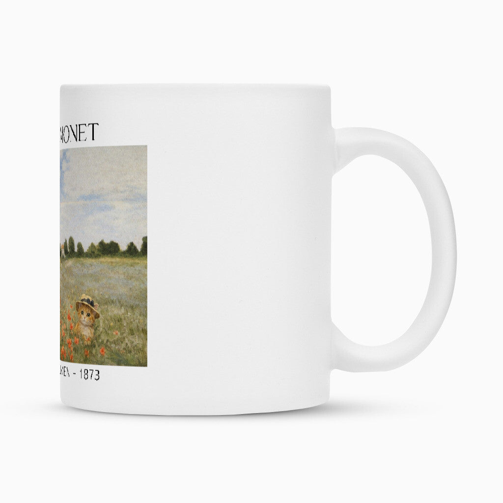 Claude Monet Mohnblumen Tasse