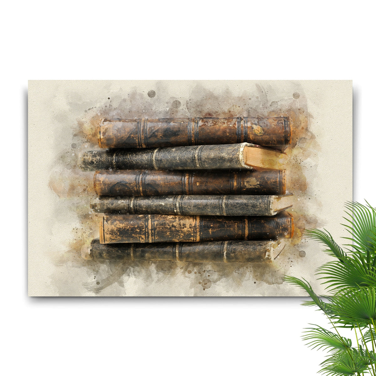 Decor Elements Books Heirloom Canvas Wall Art