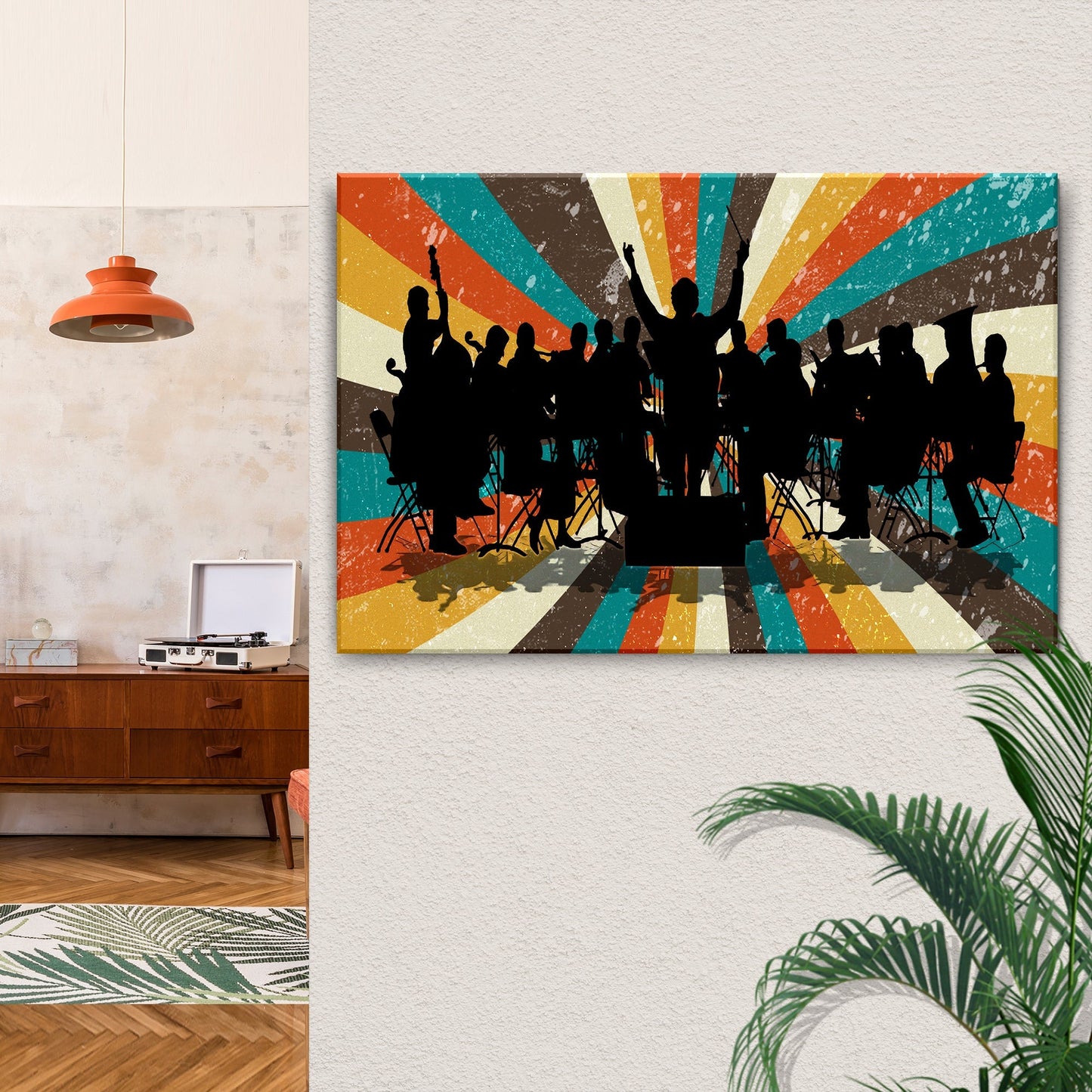 Music Genres Classical Retro Canvas Wall Art