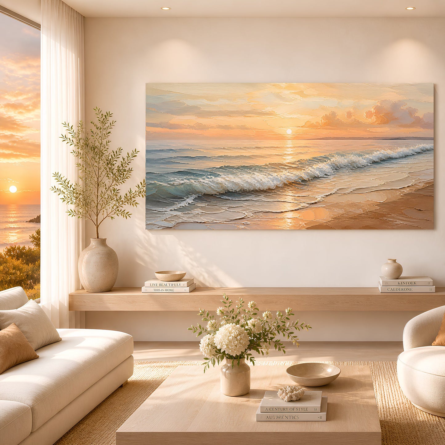 Golden Sunset Shore