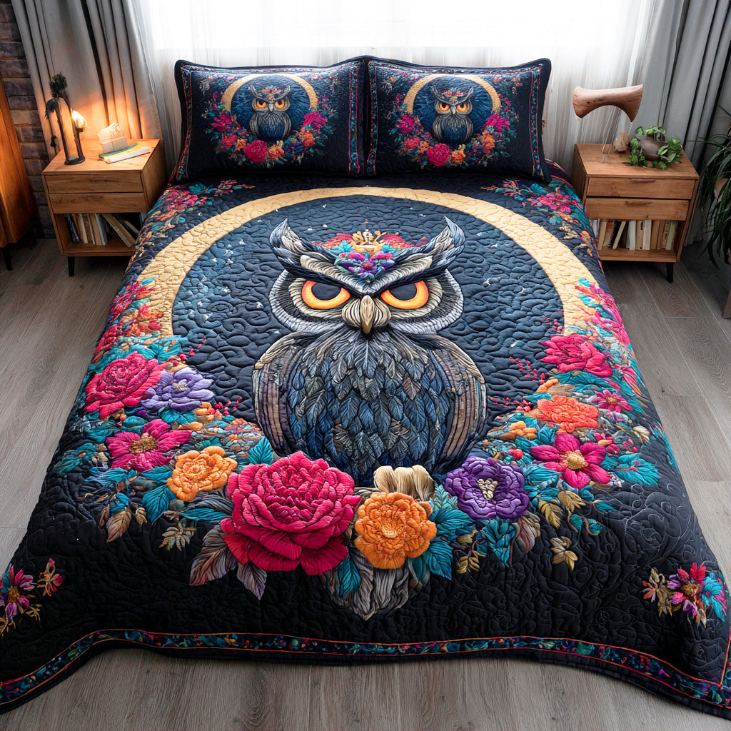 Amberwood Guardian 3-Piece Quilted Bedding Set - Single (59" x 70")