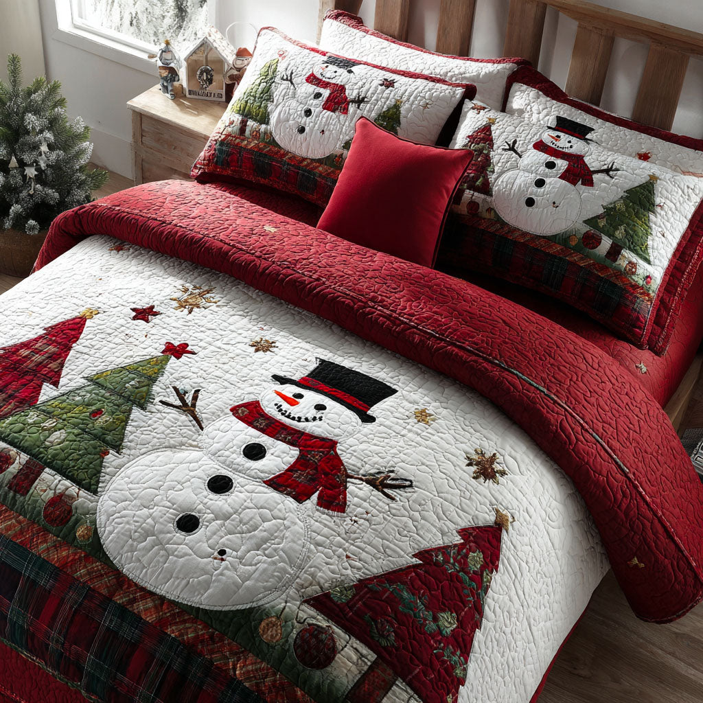 Button Nose Buddy 3-Piece Quilted Bedding Set - Single (59" x 70")