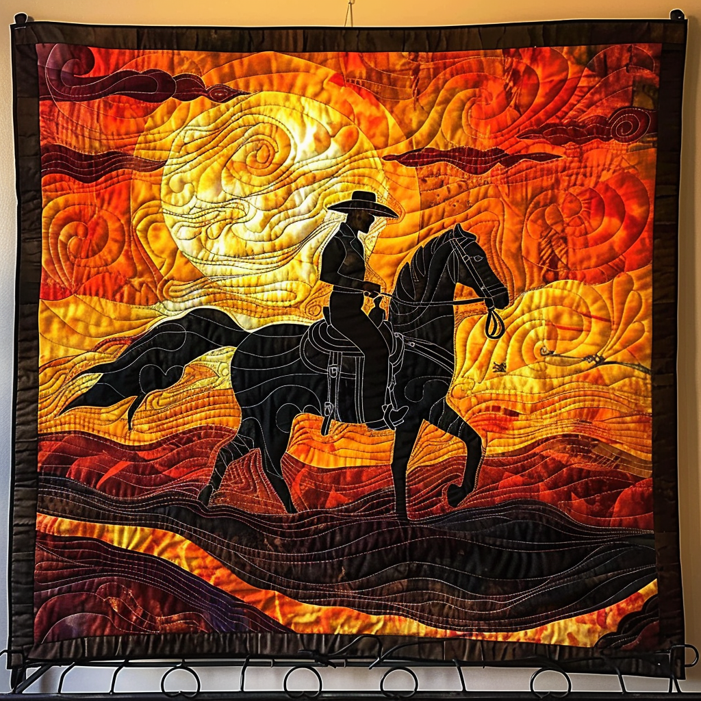 Canyon Canter Quilted Blanket - Throw (55" x 60")