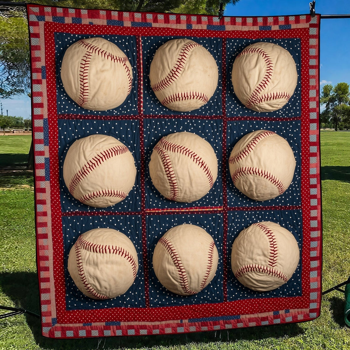 Catch and Throw Quilted Blanket - Throw (55" x 60")