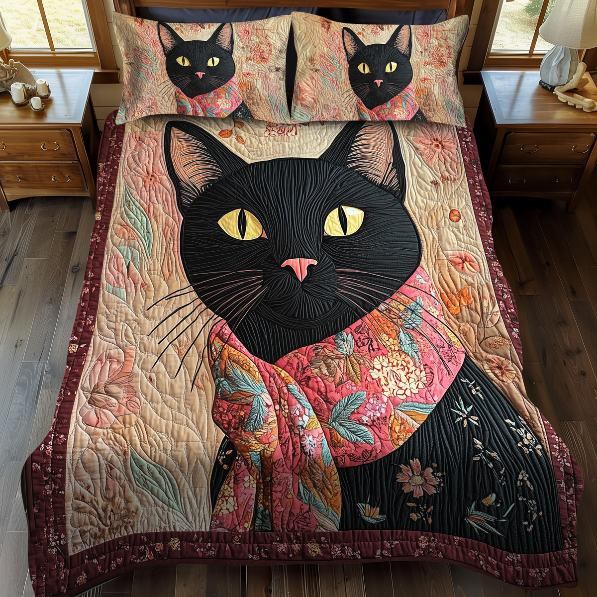 Chasing Moonbeams 3-Piece Quilted Bedding Set - Single (59" x 70")