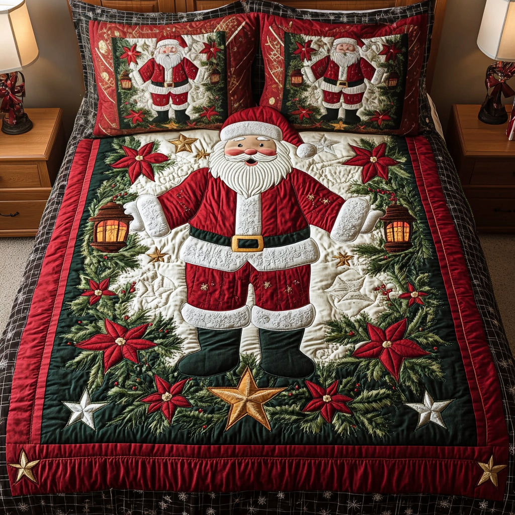 Cheerful Nights 3-Piece Quilted Bedding Set - Single (59" x 70")