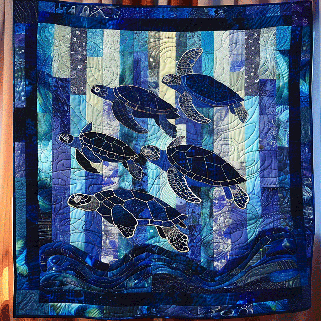 Coastal Haven Quilted Blanket - Throw (55" x 60")