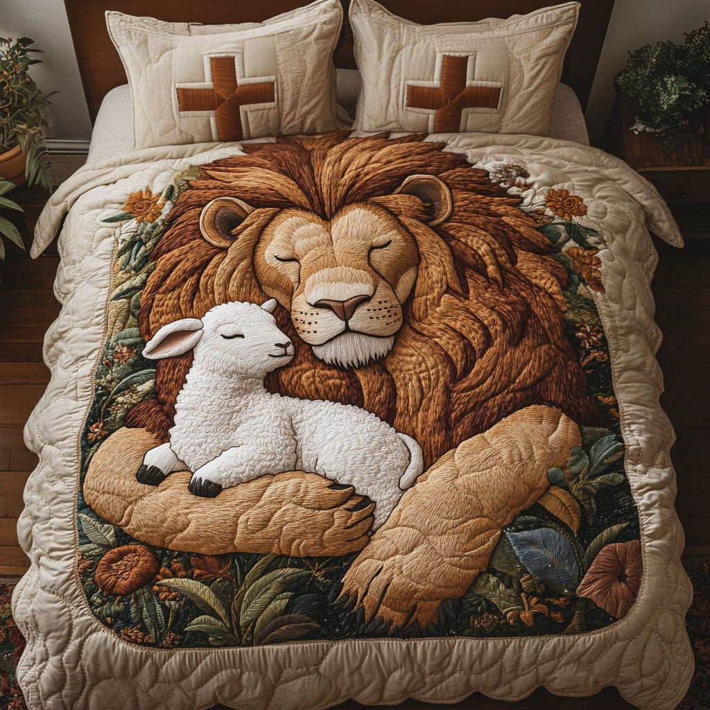 Divine Rest 3-Piece Quilted Bedding Set - Single (59" x 70")