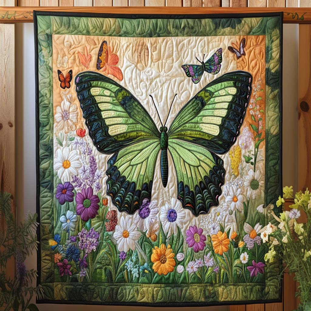 Dreamy Wings Quilted Blanket - Throw (55" x 60")